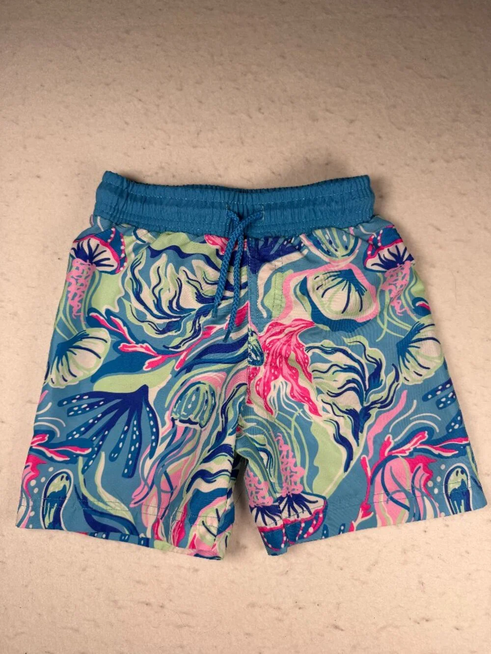 Tommy Bahama Toddler Boys Swim 4T Drawstring Rash Guard Shorts Trunks